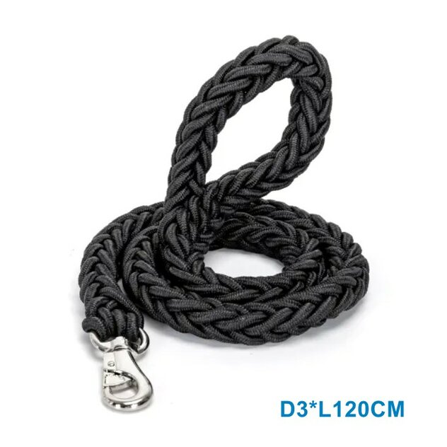 vodítko pletené čierne 00-